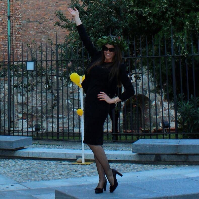 Lavinia graduating in Milan